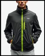 Blouson leger black/green