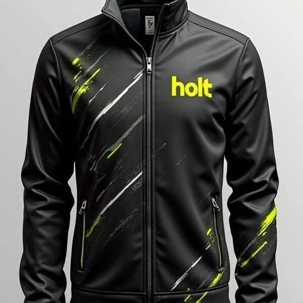 Veste HOLT black/green