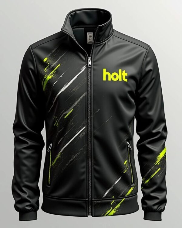 Veste HOLT black/green